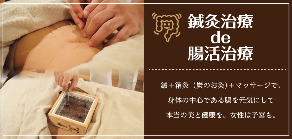 鍼灸治療+腸デトックス
